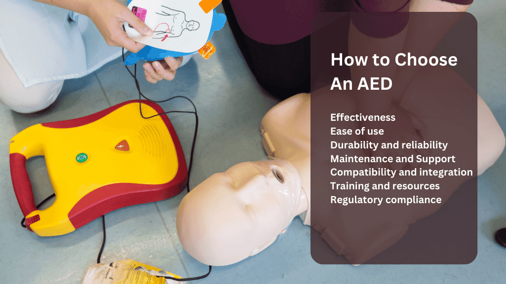 How to Choose An AED AED Buyer's Guide Heart Start CPR